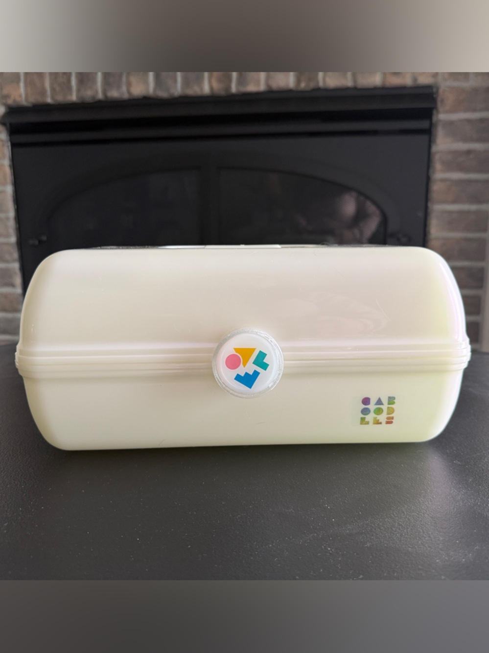 Caboodles Cream Plastic Makeup & Accessory Case